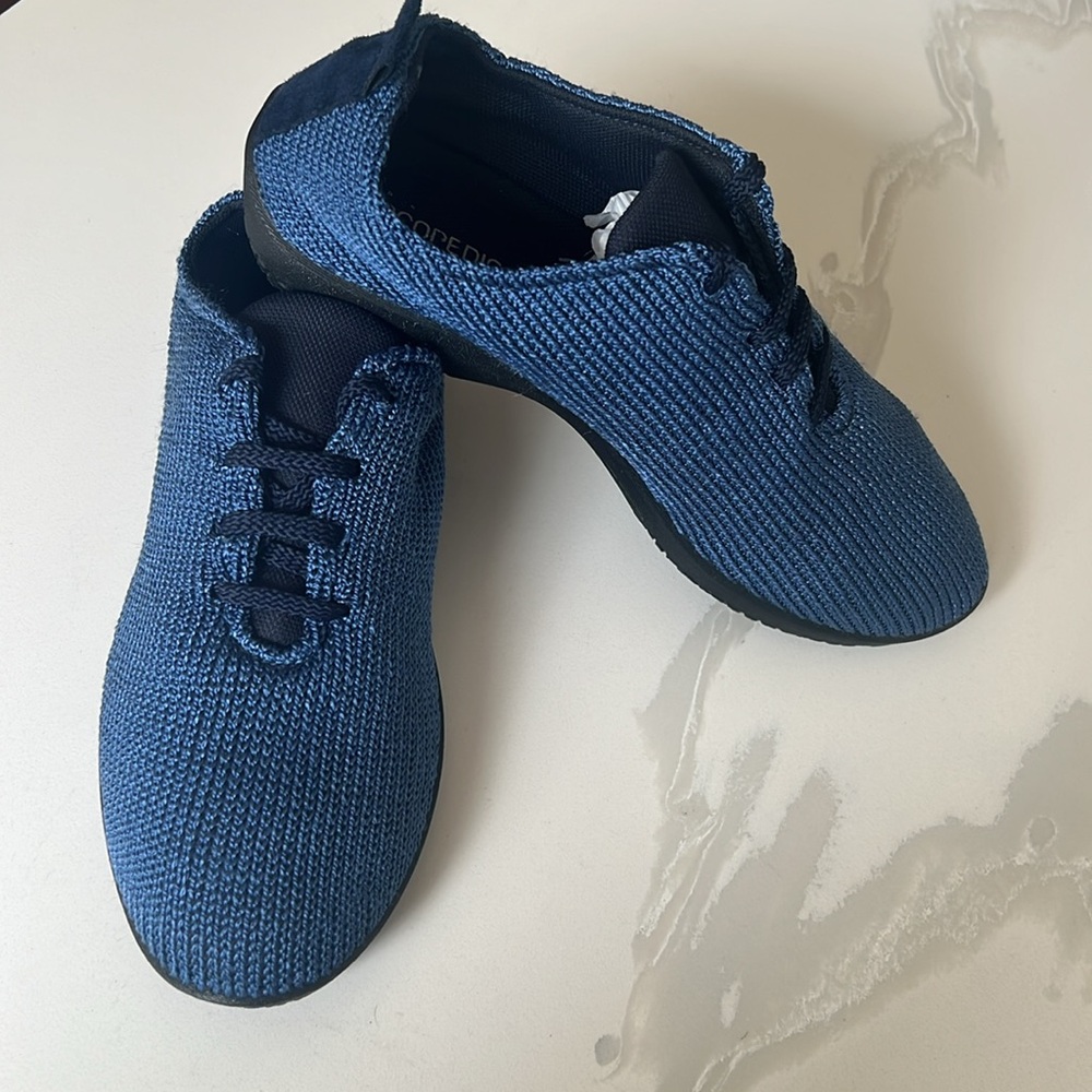 Arcopedico LS Knit Denim Blue Lace Up Sneakers Womens Sz EU 40 US 9